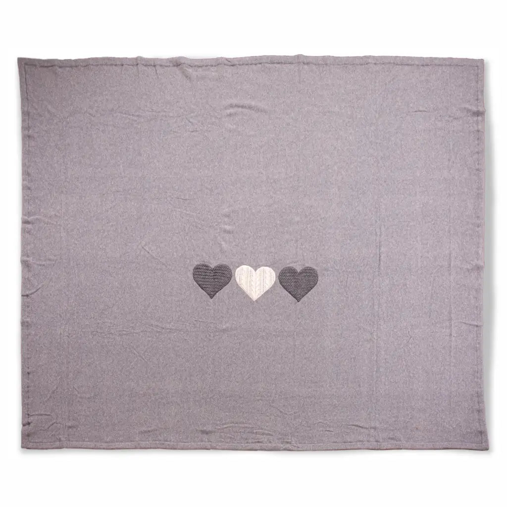 MARYPLAID - MARYHOME | Coperta matrimoniale Cuori in pile