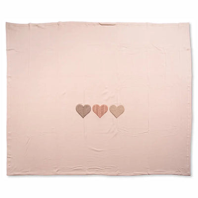 MARYPLAID - MARYHOME | Coperta matrimoniale Cuori in pile
