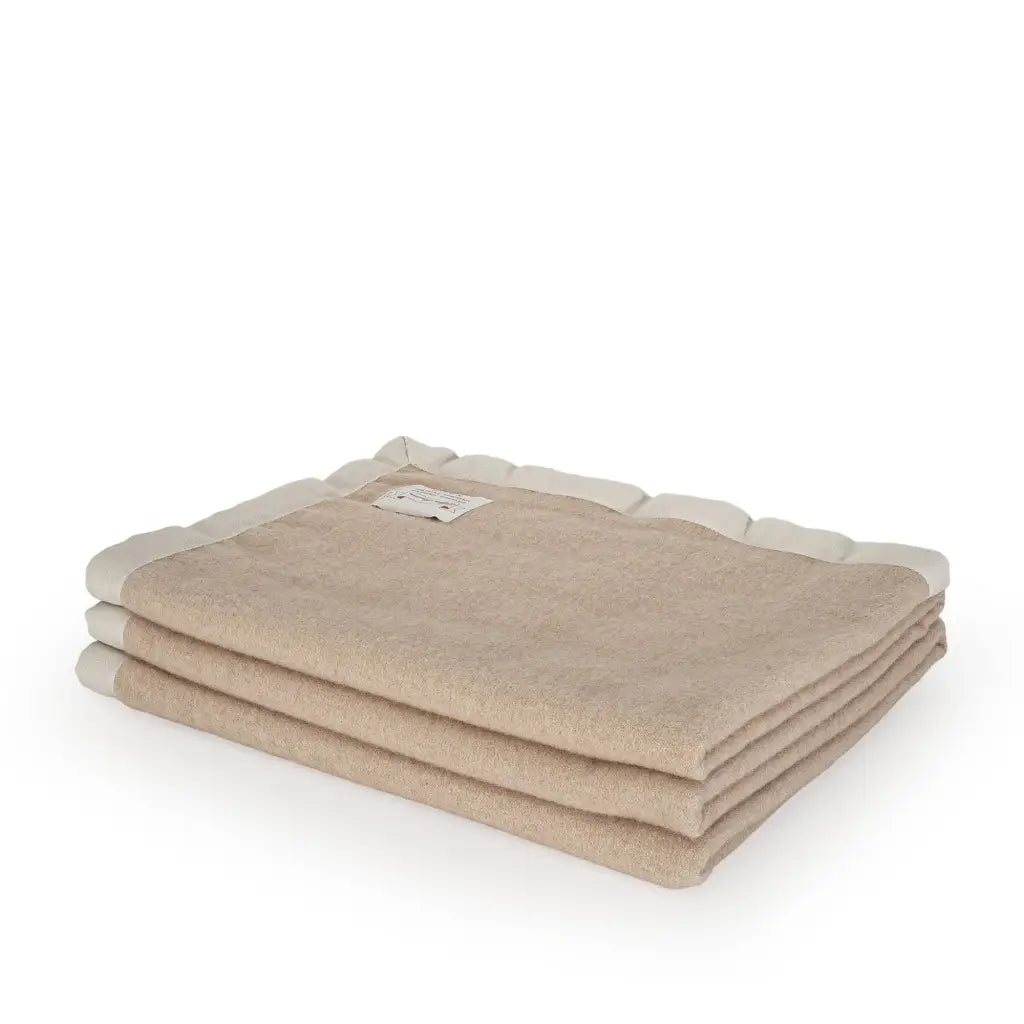 ZITA DEL FORTE | Coperta matrimoniale in Cashmere e Lana