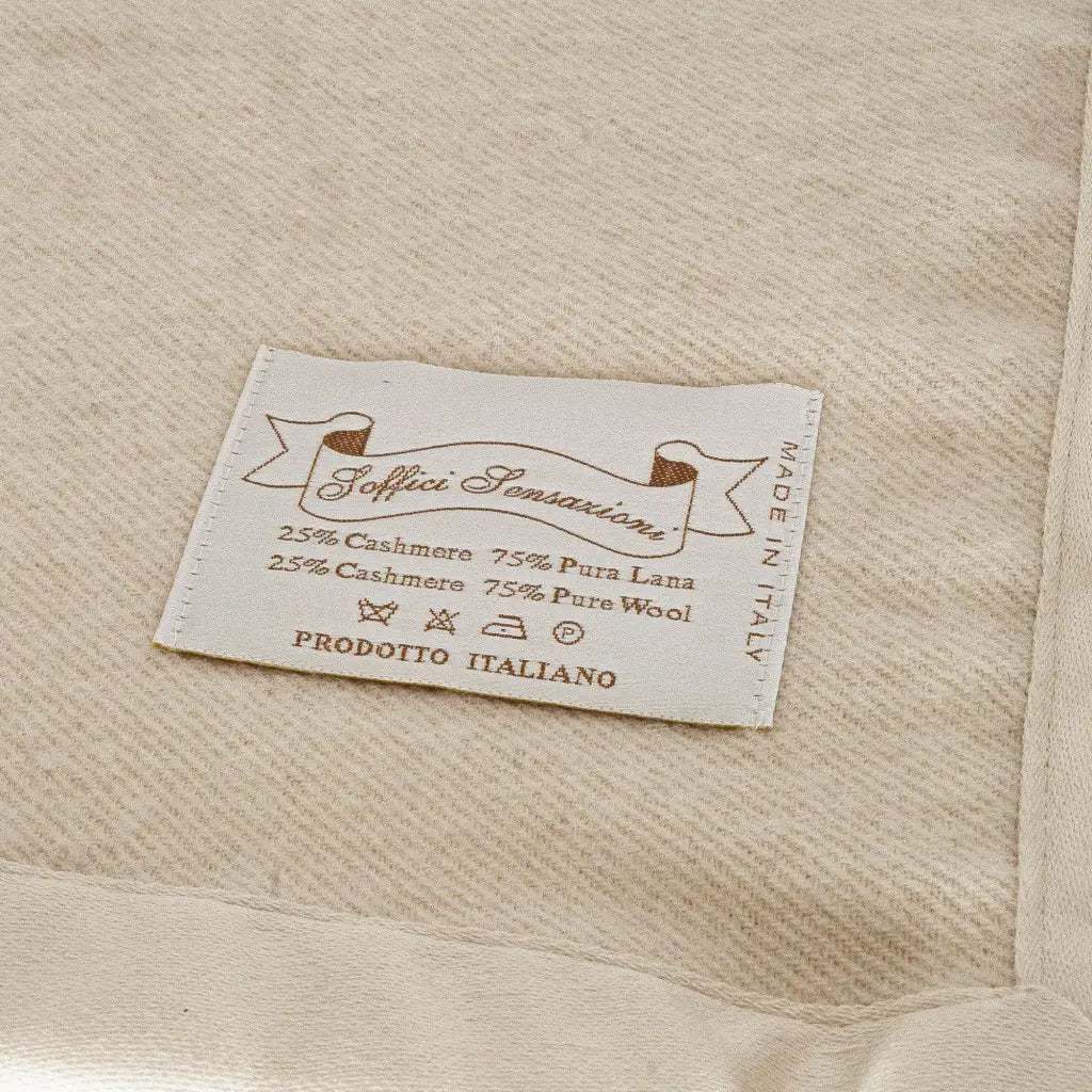 ZITA DEL FORTE | Coperta matrimoniale in Cashmere e Lana