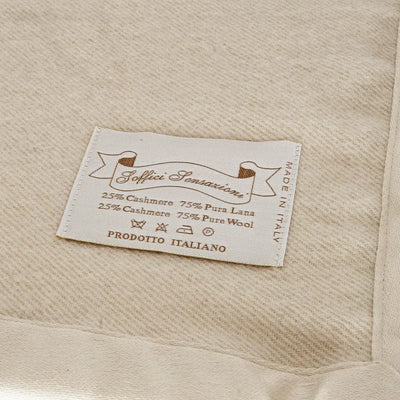 ZITA DEL FORTE | Coperta matrimoniale in Cashmere e Lana