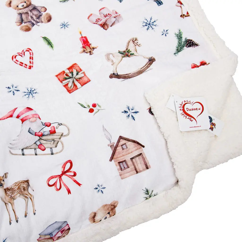 DAUNEX | Coperta Plaid in fantasia Enchanted in microfibra