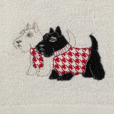 MARYPLAID - MARYHOME | Coppia di spugna 1 + 1 con ricamo