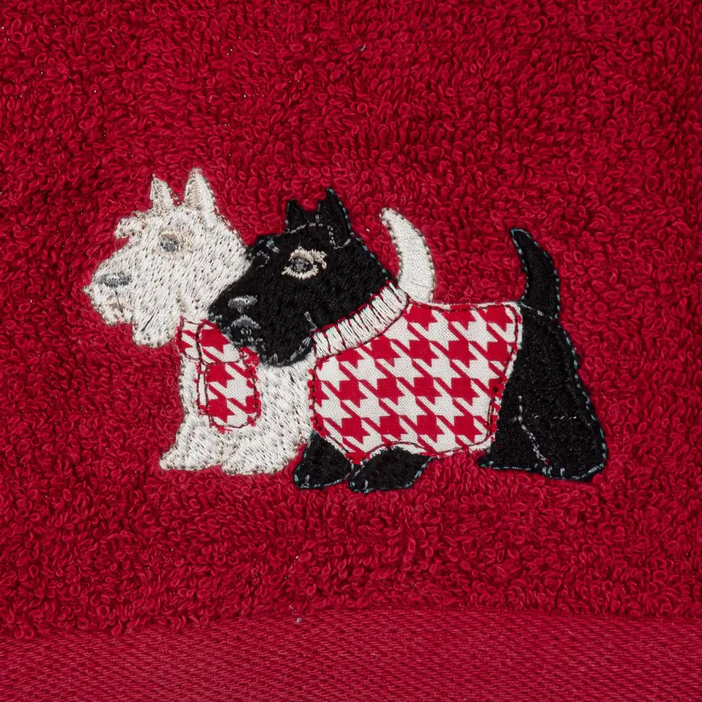 MARYPLAID - MARYHOME | Coppia di spugna 1 + 1 con ricamo