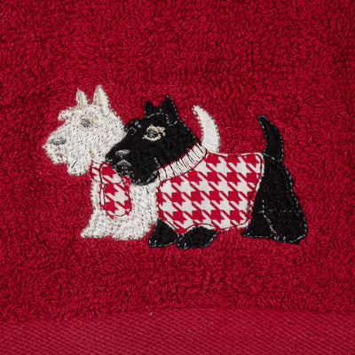 MARYPLAID - MARYHOME | Coppia di spugna 1 + 1 con ricamo