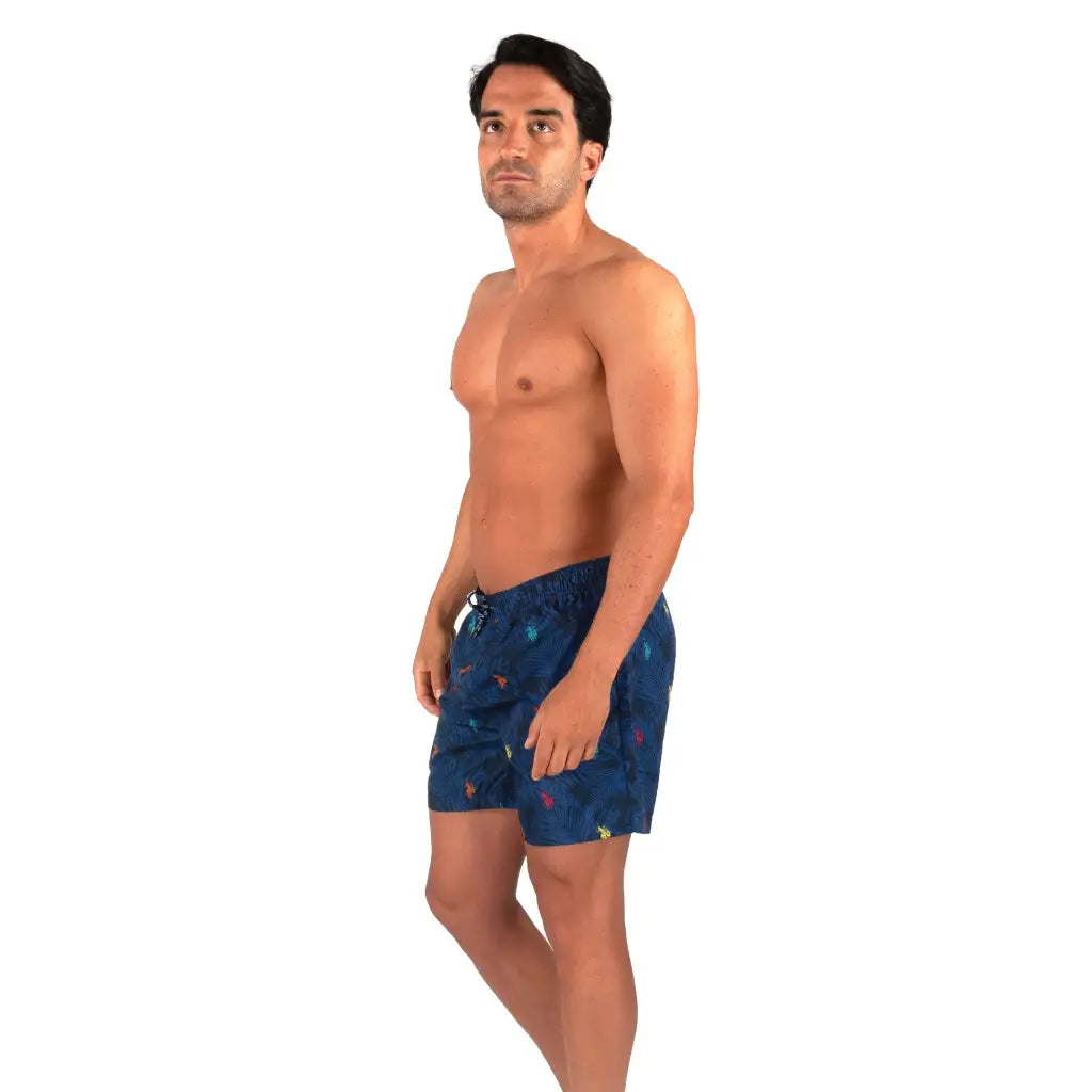 U.S. POLO ASSN. | Costume a pantaloncino uomo in fantasia