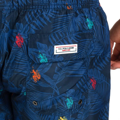 U.S. POLO ASSN. | Costume a pantaloncino uomo in fantasia