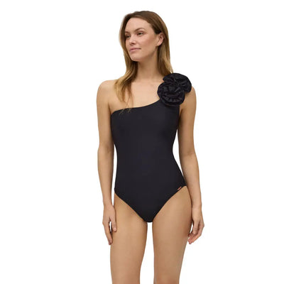 YSABEL MORA | Costume intero donna monospalla con fiori