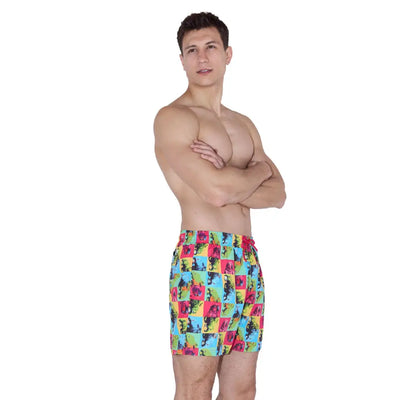 YSABEL MORA | Costume uomo a pantaloncino Pop Art | Ysabel