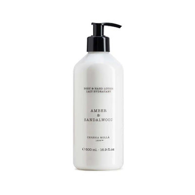 CERERIA MOLLA 1899 | Crema corpo Amber & Sandalwood 500 ml