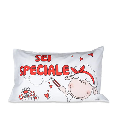 HAPPY PEOPLE | Federa in puro cotone Happy Message di Happy