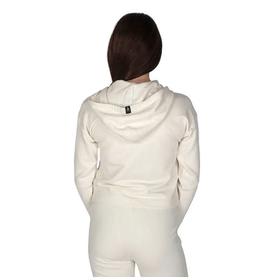GRABS | Felpa cropped donna con zip e cappuccio e tasconi