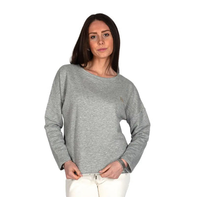 GRABS | Felpa donna modello oversize in cotone leggero