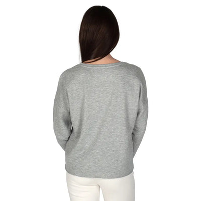 GRABS | Felpa donna modello oversize in cotone leggero