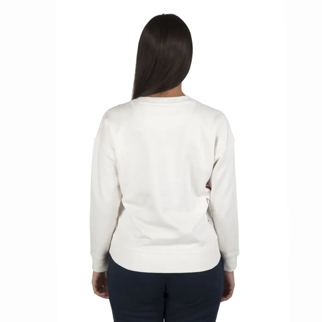 GRABS | Felpa donna paricollo oversize in cotone felpato