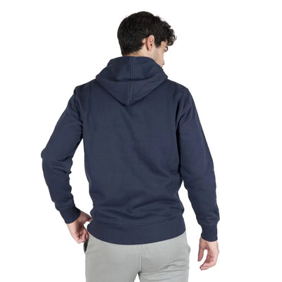 DATCH | Felpa uomo con cappuccio e zip in cotone felpato