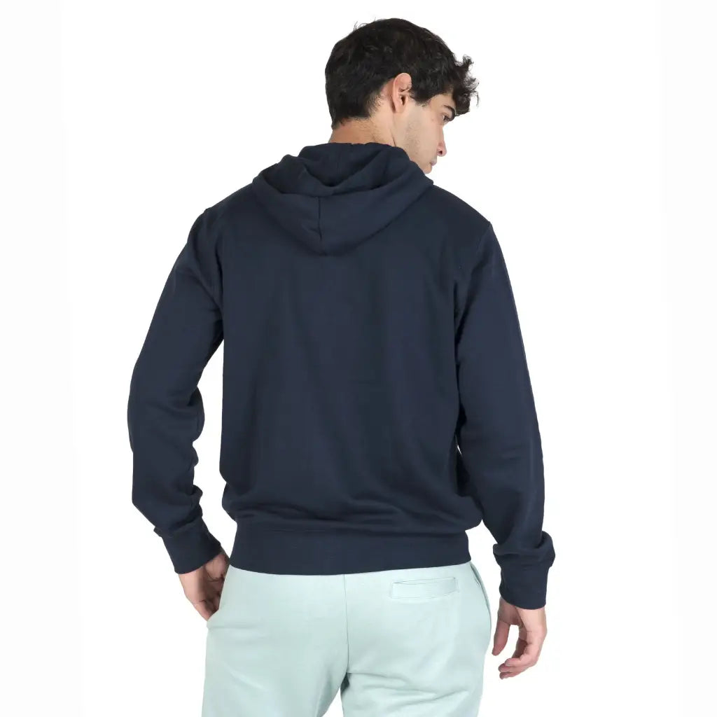 GRABS | Felpa uomo con zip e cappuccio in cotone felpato