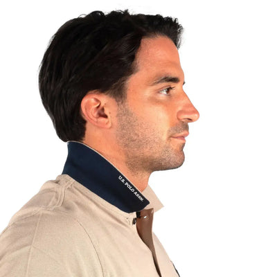 U.S. POLO ASSN. | Polo uomo a mezza manica in cotone piquè