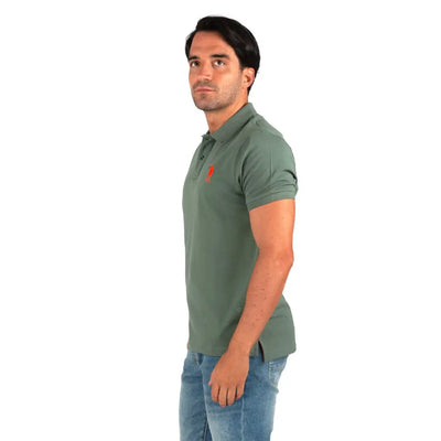 U.S. POLO ASSN. | Polo uomo a mezza manica in cotone piquè