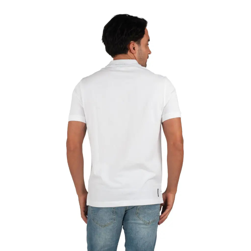 U.S. POLO ASSN. | Polo uomo a mezza manica in cotone piquè