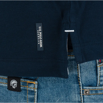 U.S. POLO ASSN. | Polo uomo a mezza manica in cotone piquè