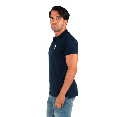 U.S. POLO ASSN. | Polo uomo a mezza manica in cotone piquè