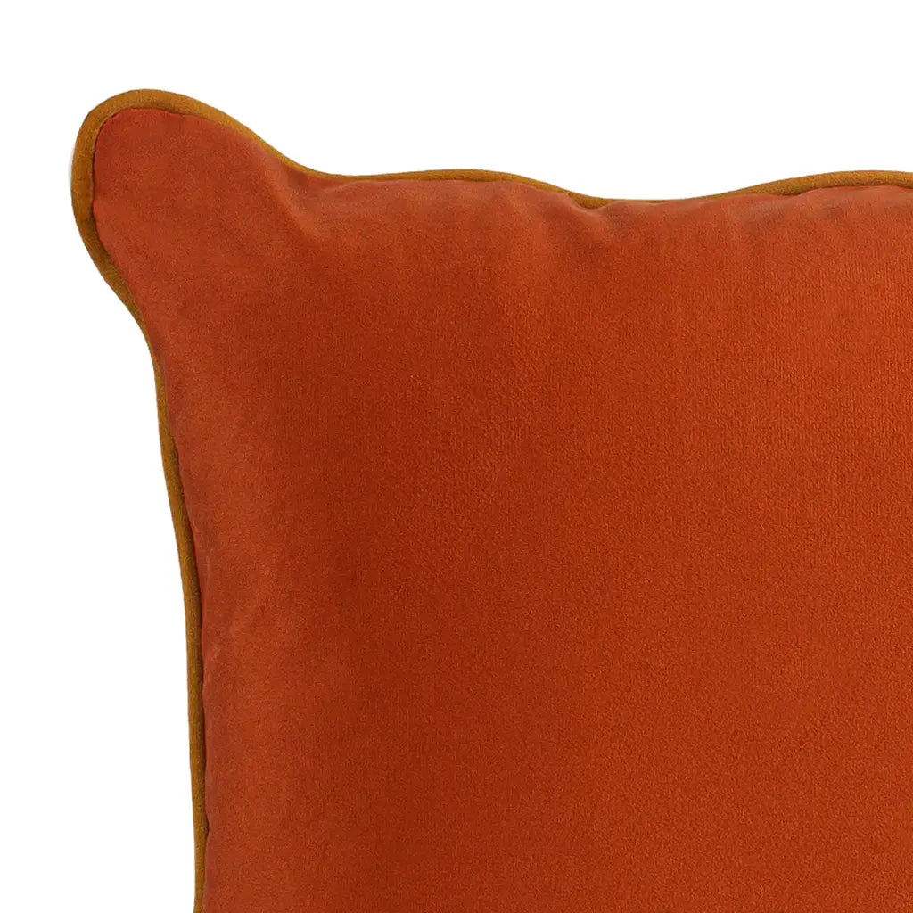 ZITA DEL FORTE | Fodera in velluto con bordino a contrasto