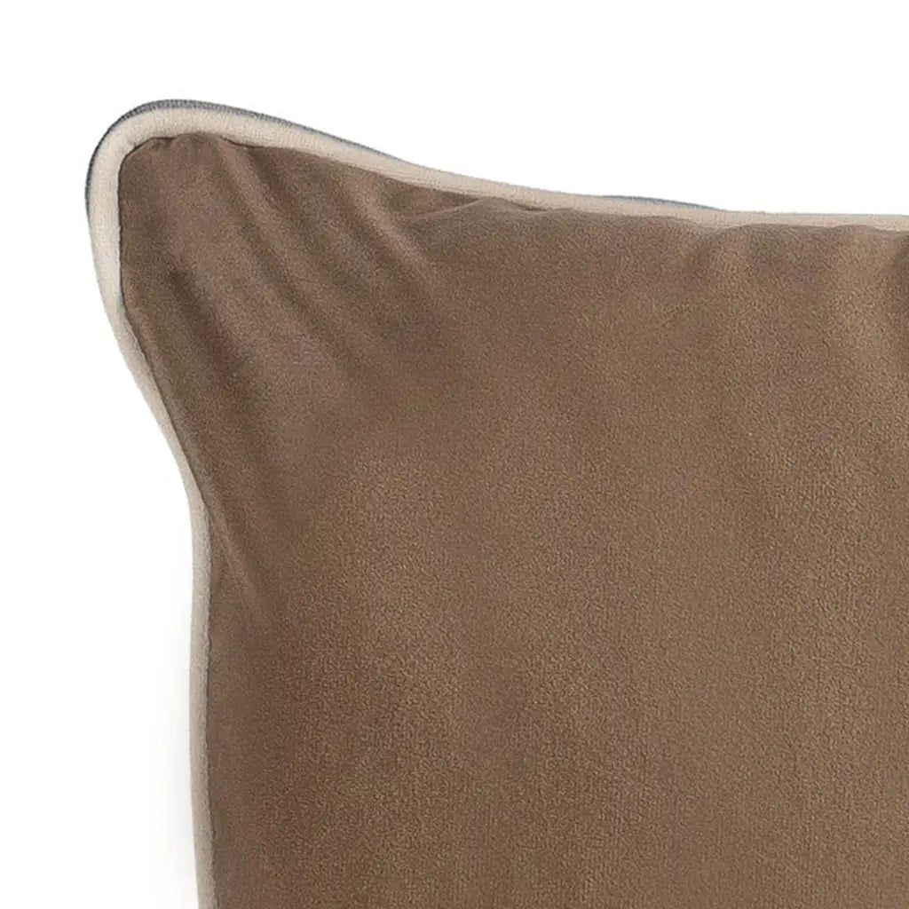 ZITA DEL FORTE | Fodera in velluto con bordino a contrasto
