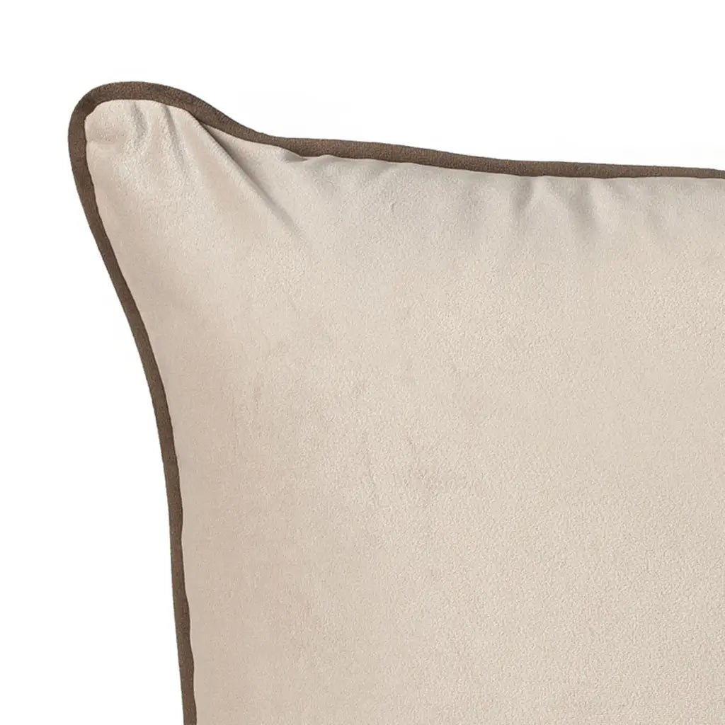 ZITA DEL FORTE | Fodera in velluto con bordino a contrasto