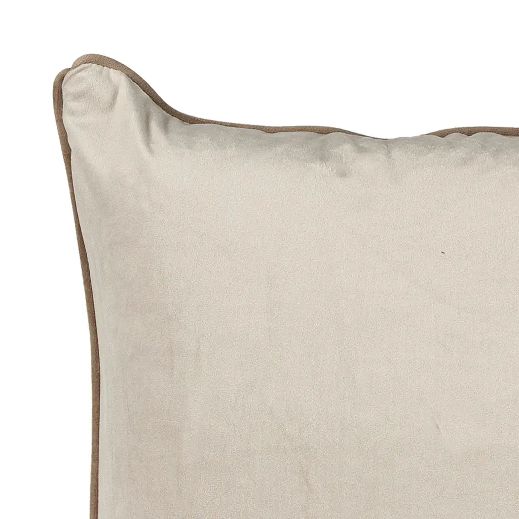 ZITA DEL FORTE | Fodera in velluto con bordino a contrasto