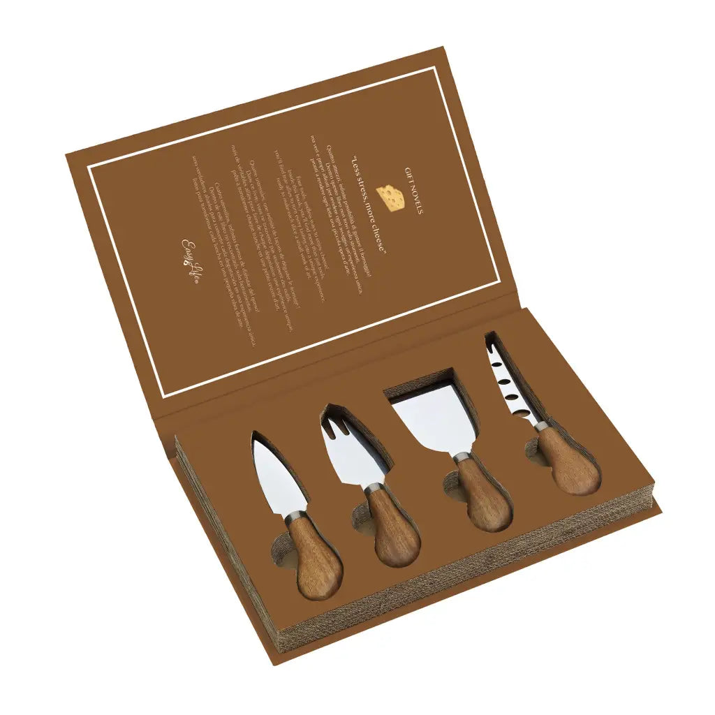 EASY LIFE | Less stress more cheese set 4 pezzi formaggio