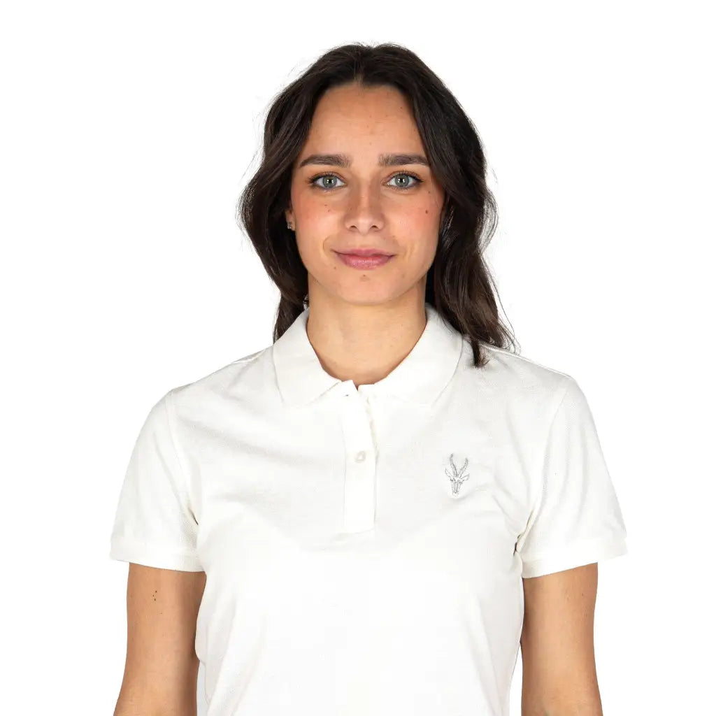 GRABS | Maglia polo donna a mezza manica con bottoni