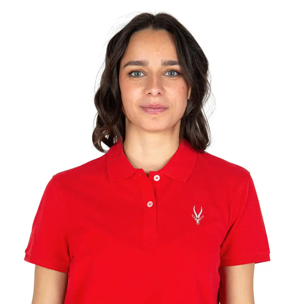 GRABS | Maglia polo donna a mezza manica con bottoni