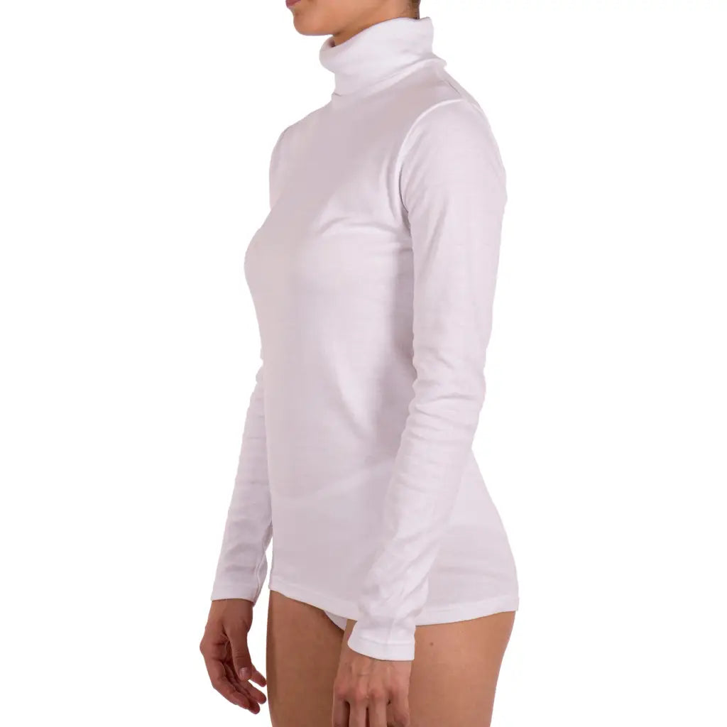 Mariotti lab maglia sottogiacca donna dolcevita a manica lunga