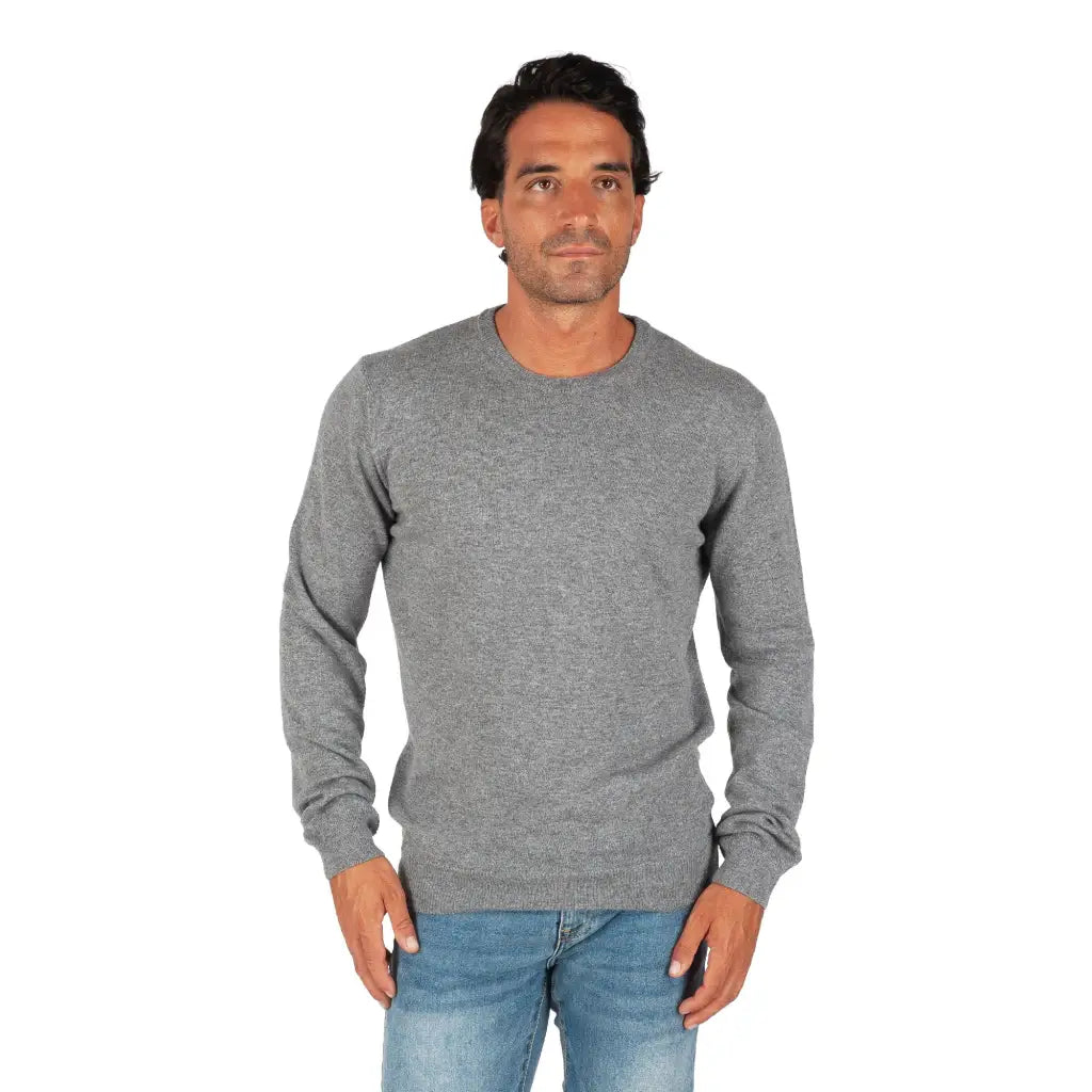 GRABS | Maglioncino uomo girocollo in Lana & Cashmere light