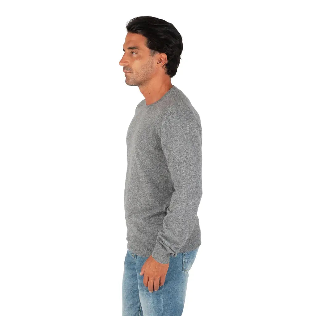 GRABS | Maglioncino uomo girocollo in Lana & Cashmere light