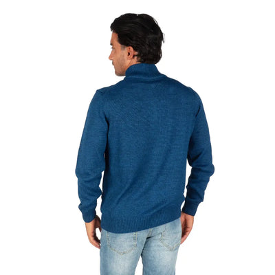GRABS | Maglione uomo aperto con cerniera in lana | Grabs