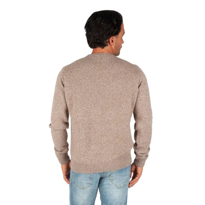 GRABS | Maglione uomo paricollo a manica lunga in lana