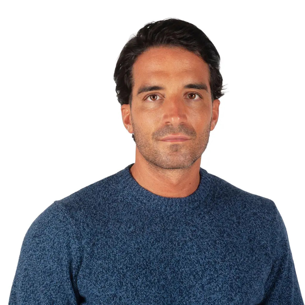 GRABS | Maglione uomo paricollo a manica lunga in lana