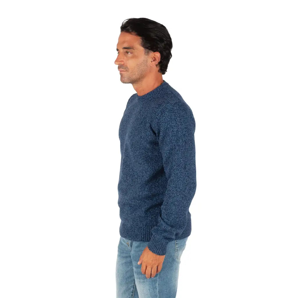 GRABS | Maglione uomo paricollo a manica lunga in lana