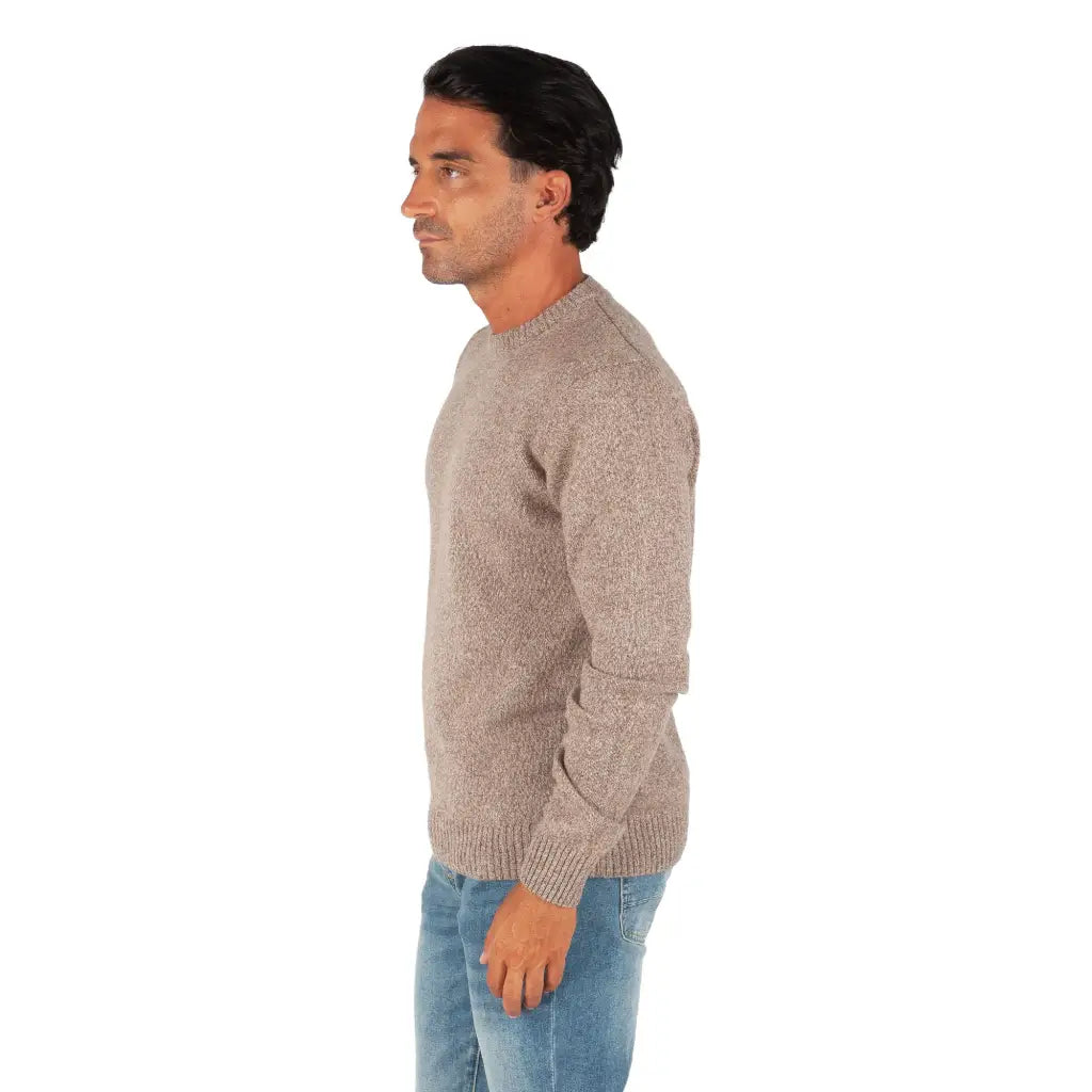 GRABS | Maglione uomo paricollo a manica lunga in lana