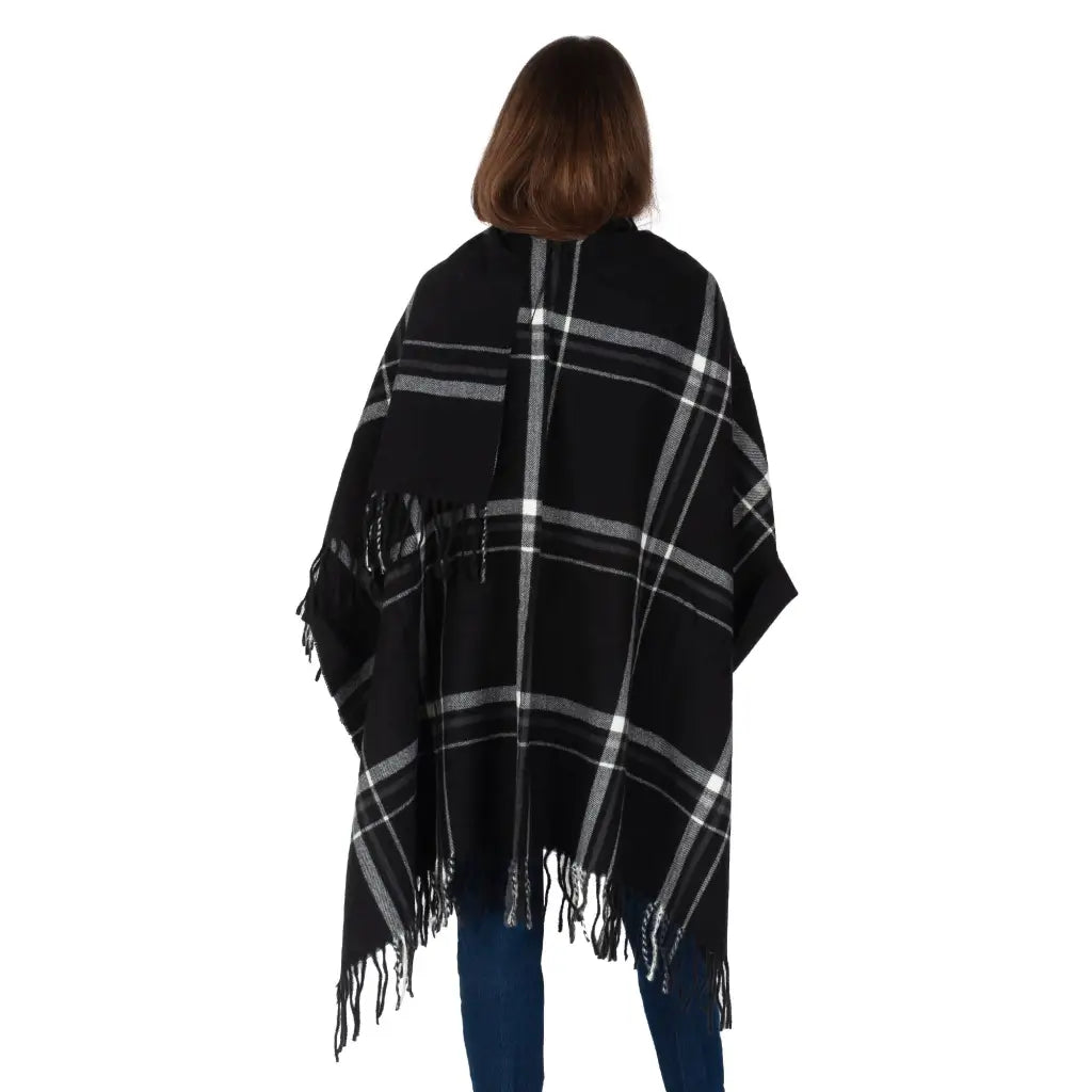 MARYPLAID - MARYHOME | Mantella effetto lana con frange