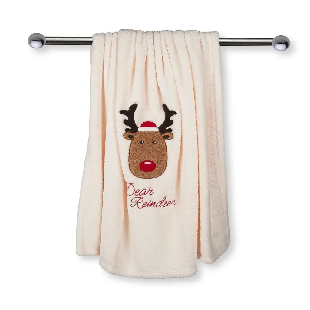 MARYPLAID - MARYHOME | Maxi plaid 150x180 cm Dear Reindeer