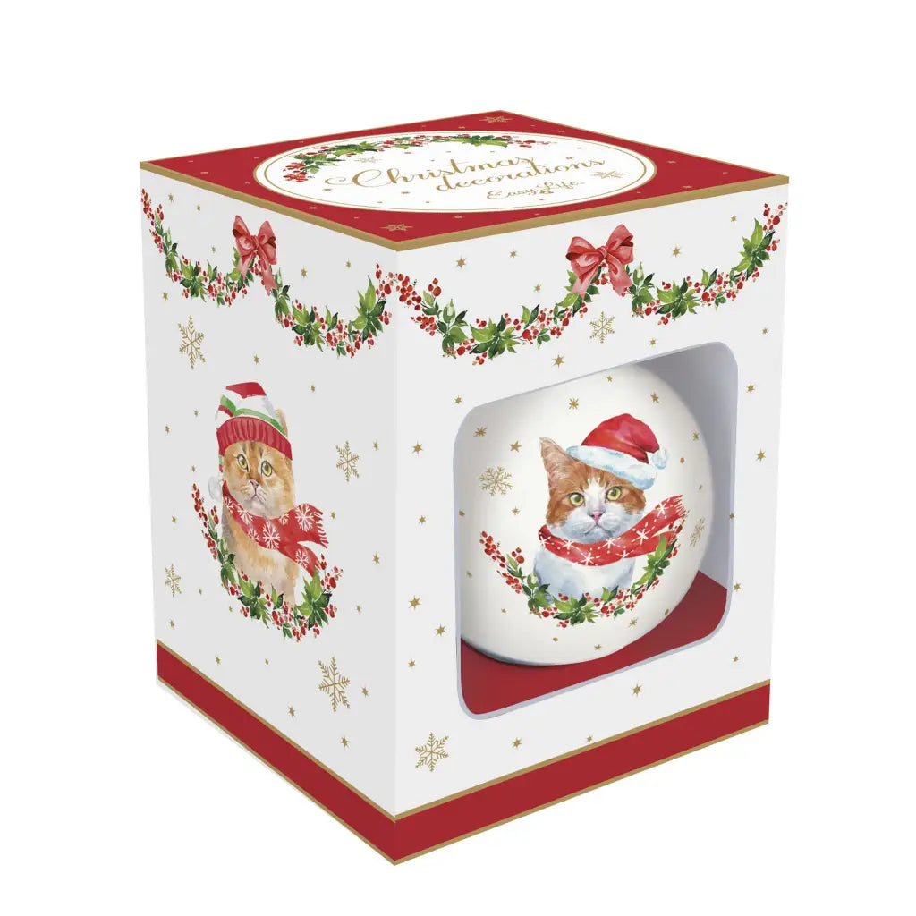 EASY LIFE | Palline di Natale in ceramica diametro 7 cm