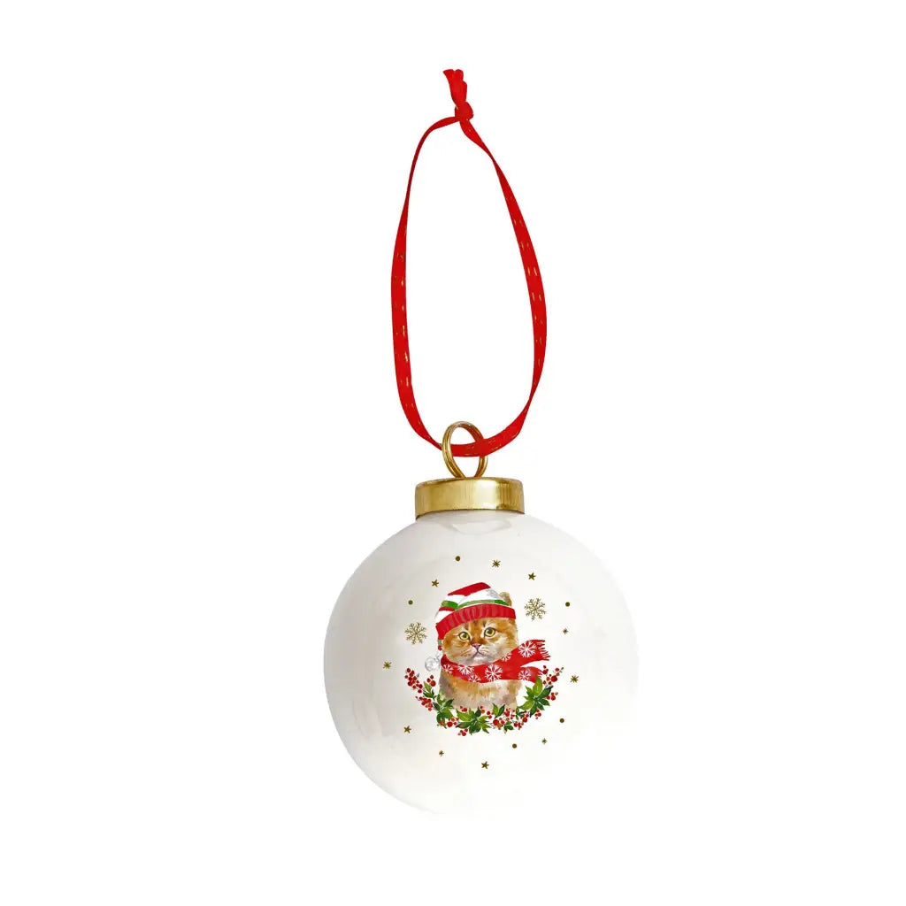 EASY LIFE | Palline di Natale in ceramica diametro 7 cm