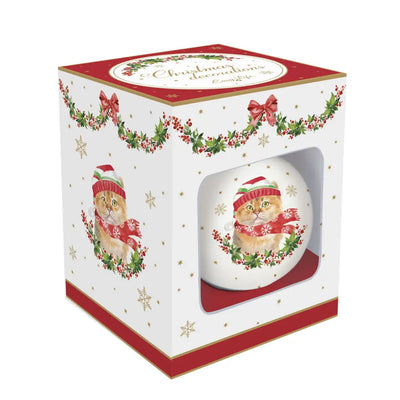 EASY LIFE | Palline di Natale in ceramica diametro 7 cm