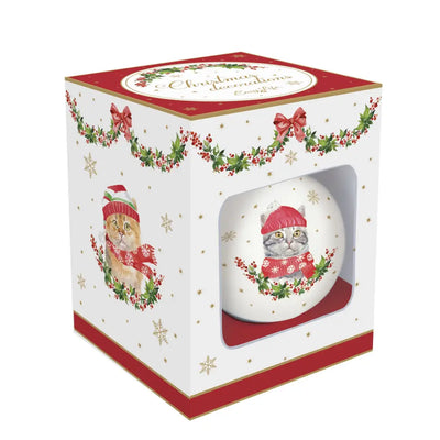 EASY LIFE | Palline di Natale in ceramica diametro 7 cm