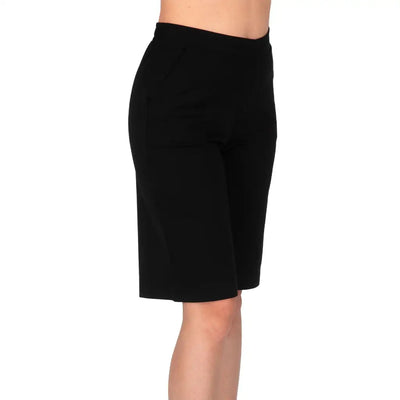 VERDISSIMA | Pantalone bermuda in viscosa elasticizzata