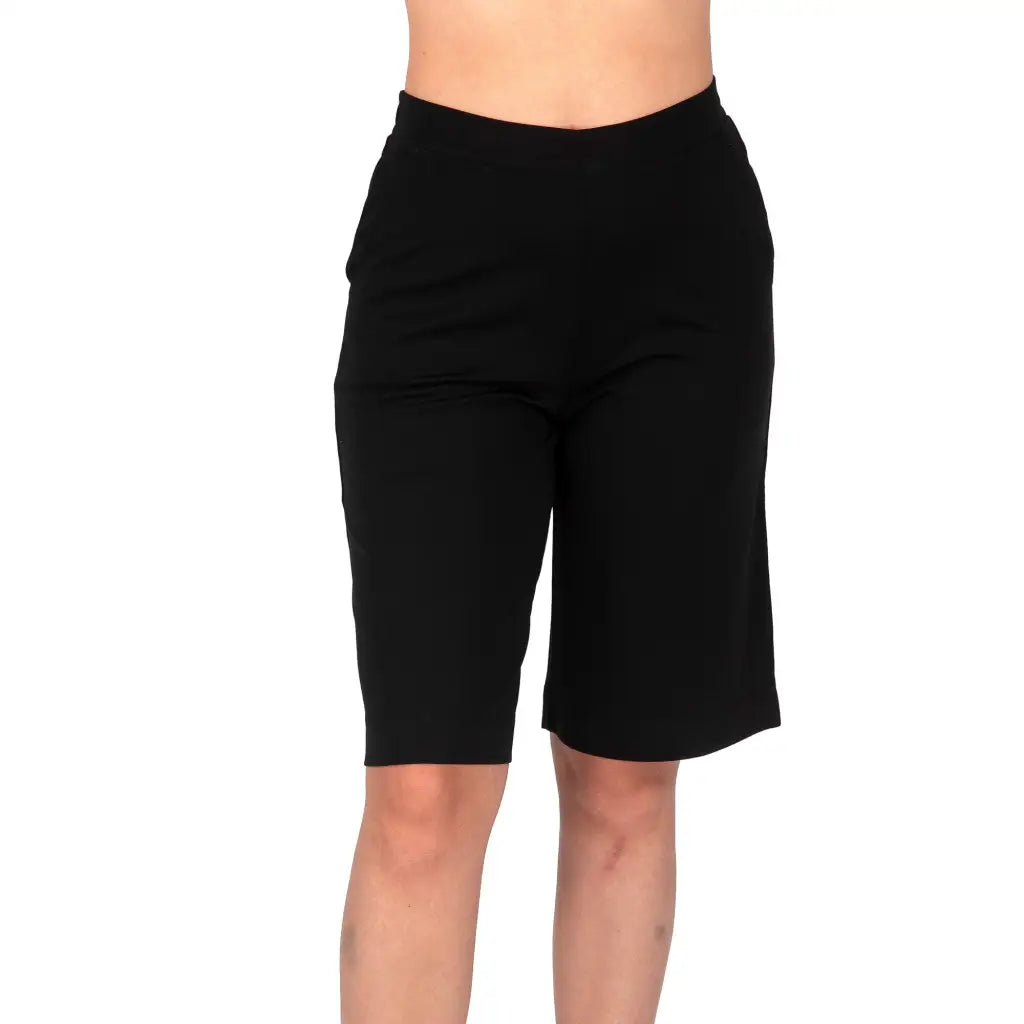 VERDISSIMA | Pantalone bermuda in viscosa elasticizzata