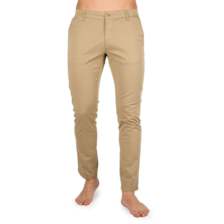 Datch pantalone lungo casual uomo in cotone elasticizzato